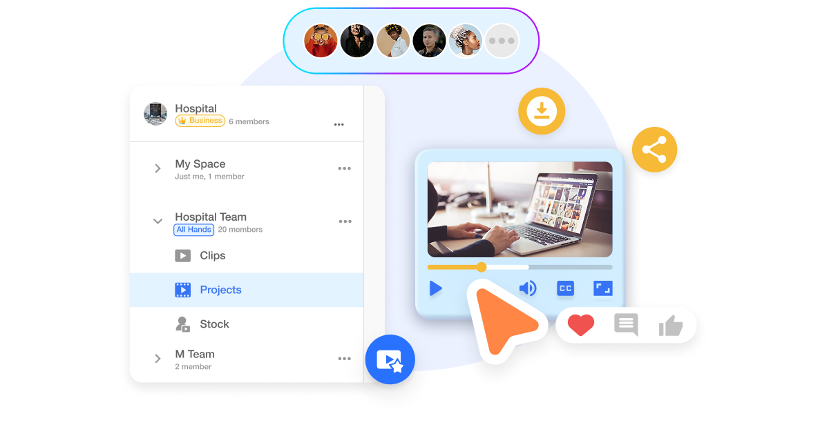 Visla platform showcasing how users go beyond Sora 2 video generator projects to record, edit, and publish all in one workspace